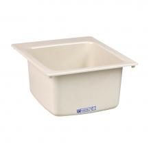 Mustee And Sons 11BT - Utility Sink, 17''x20'', Biscuit