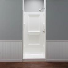 Mustee And Sons 736WHT - Durawall Shower Wall, 36''x36'', Fiberglass, White, Fits 3636M