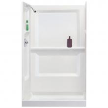 Mustee And Sons 748-32WHT - Durawall Shower Wall, White, 2 Carton, 700.2W or 748.32W, Fits 3248M