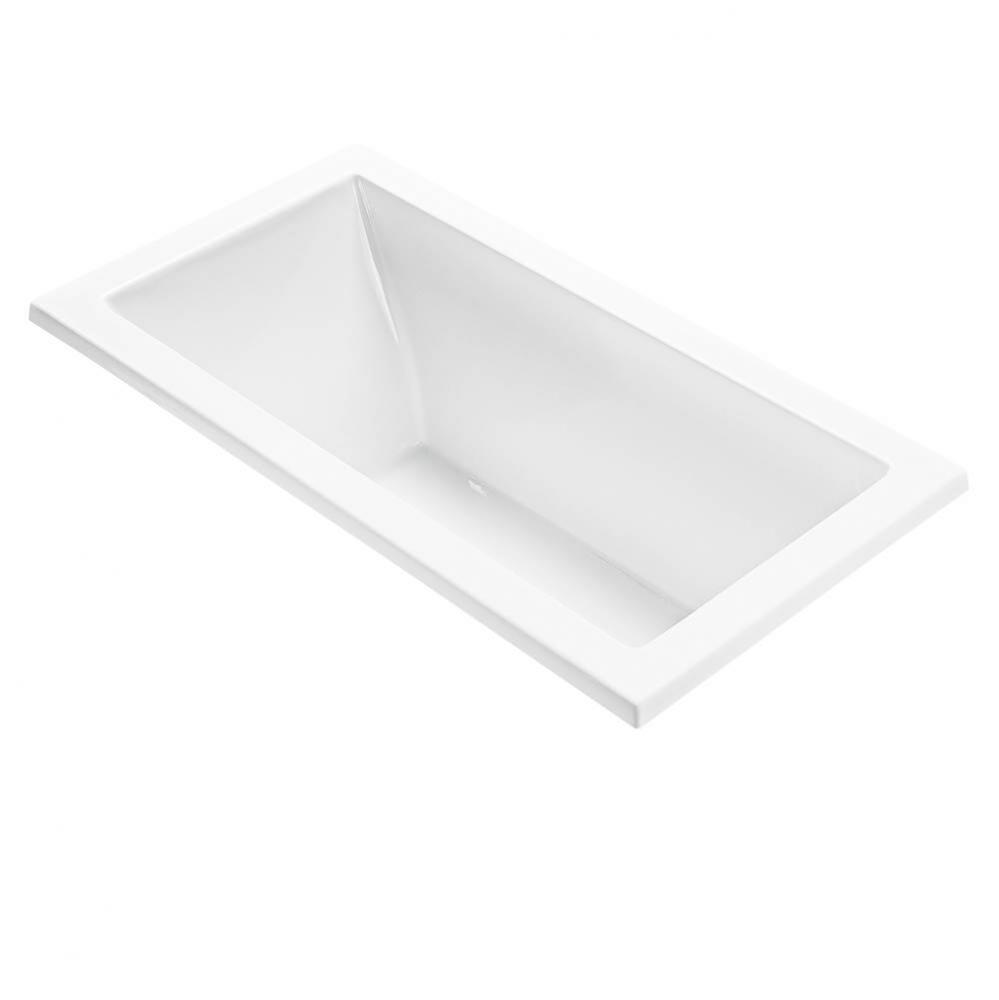 Andrea 17 Acrylic Cxl Undermount Air Bath/Microbubbles - Biscuit (54X30)