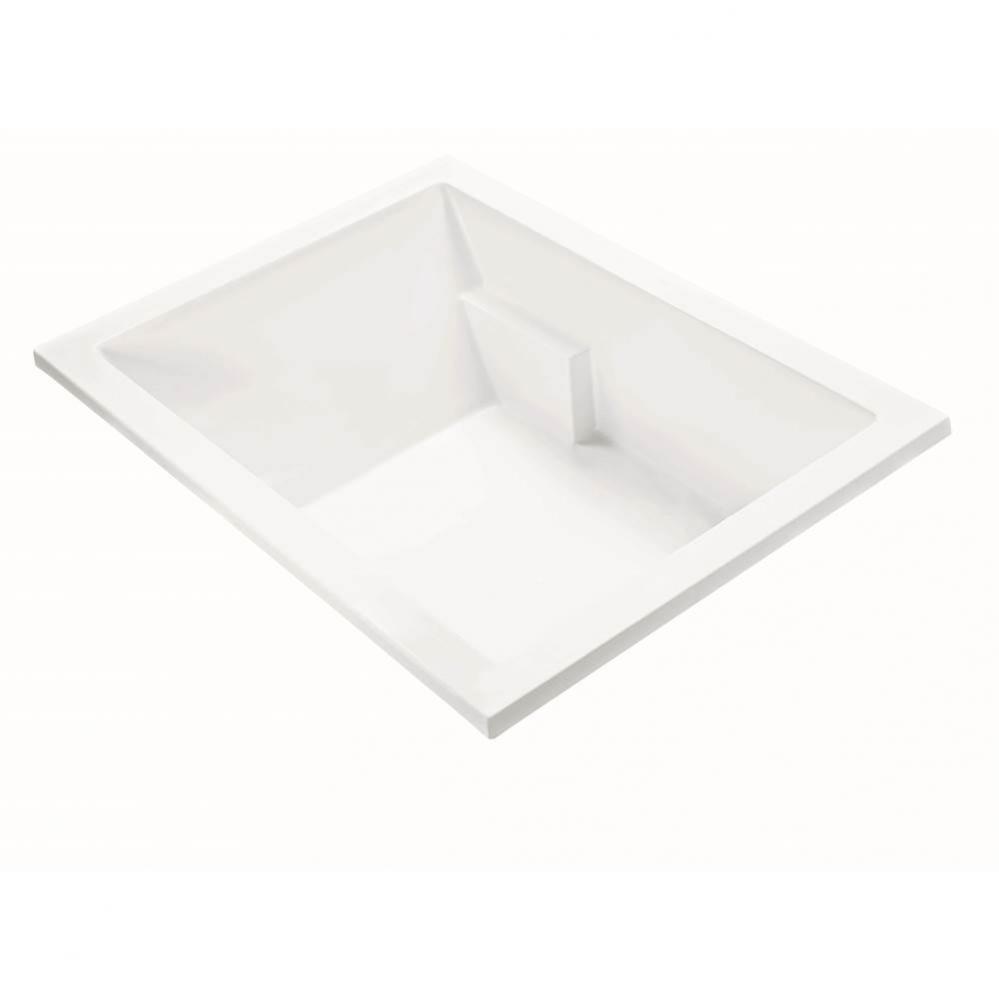 Andrea 9 Dolomatte Undermount Air Bath Elite/Microbubbles - White (66.75X49)