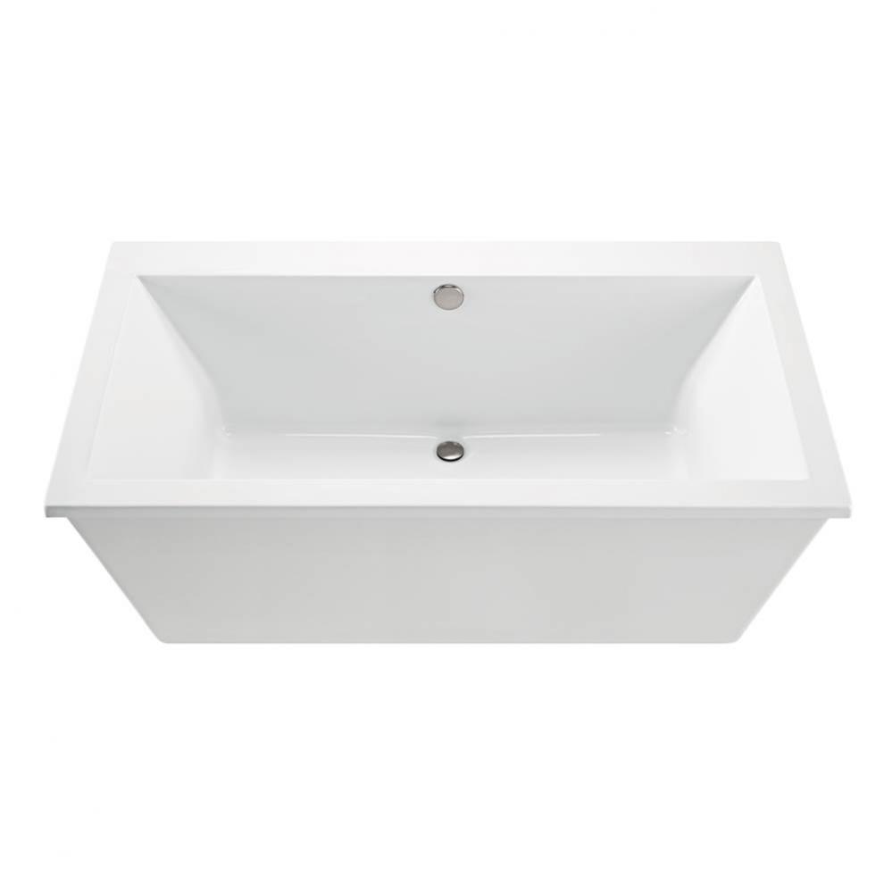 Kahlo 4 Acrylic Cxl Freestanding Faucet Deck Air Bath- Biscuit (66X36)