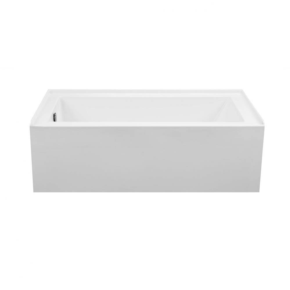 Cameron 2 Dolomatte Integral Skirted Lh Drain Stream - White (60X30)