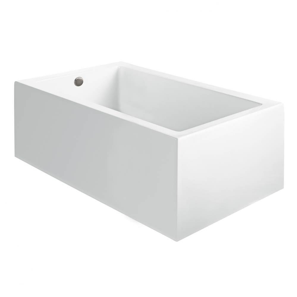 Andrea 21A Acrylic Cxl Sculpted 4 Side Air Bath - White (54X42.125)