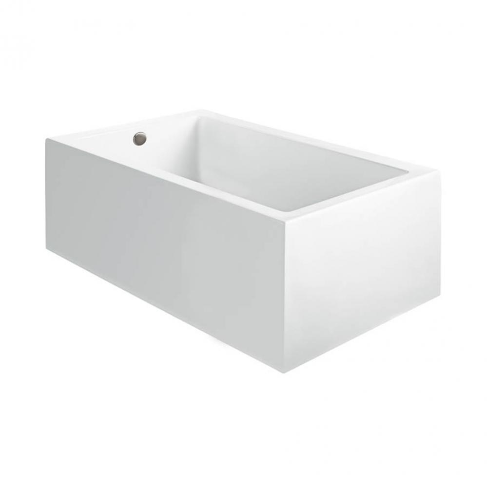 54X42 Sculpted 1 Side White Air Elite Bath Andrea 21