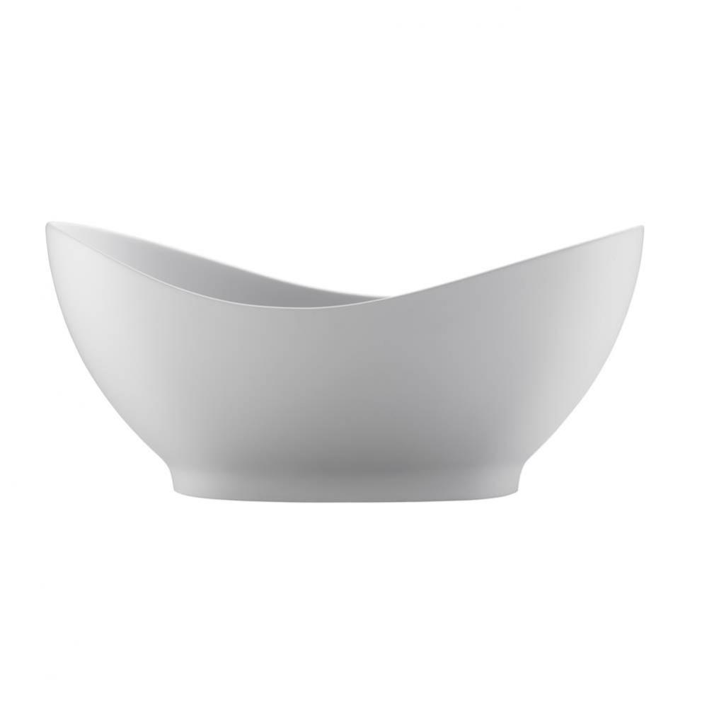 Juliet Sculpturestone Freestanding Air Bath - Gloss Biscuit (66.75X28.75)