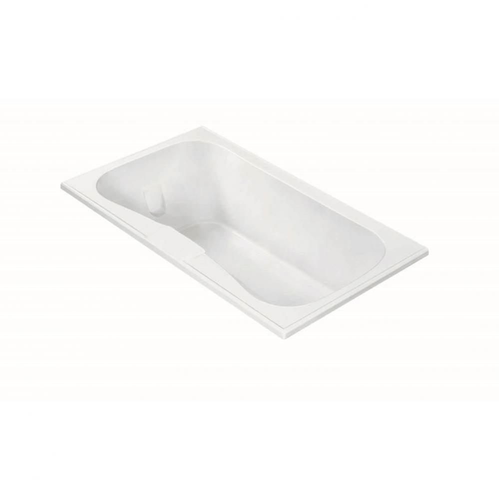 Georgian 1 Dolomatte Drop In Air Bath/Whirlpool - White (71.5X41.5)