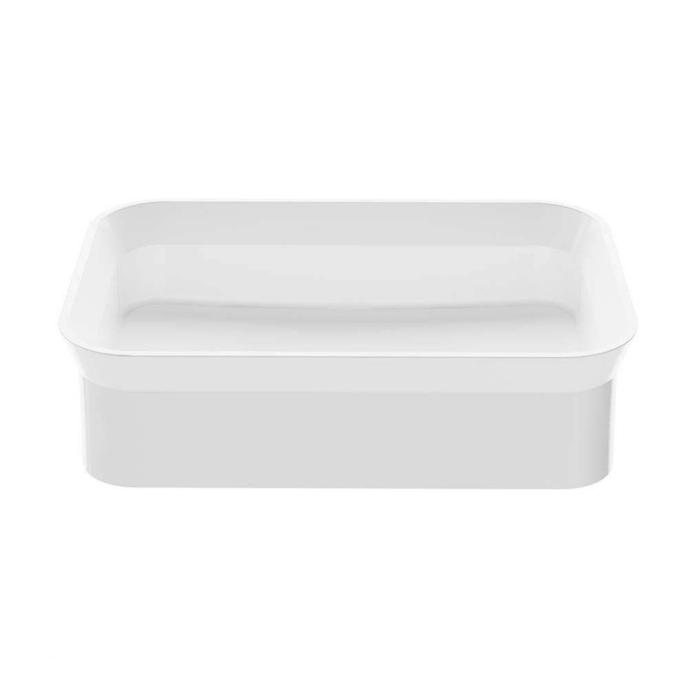James Mineral Composite Vessel Sink - Gloss White (23.5X15.75)