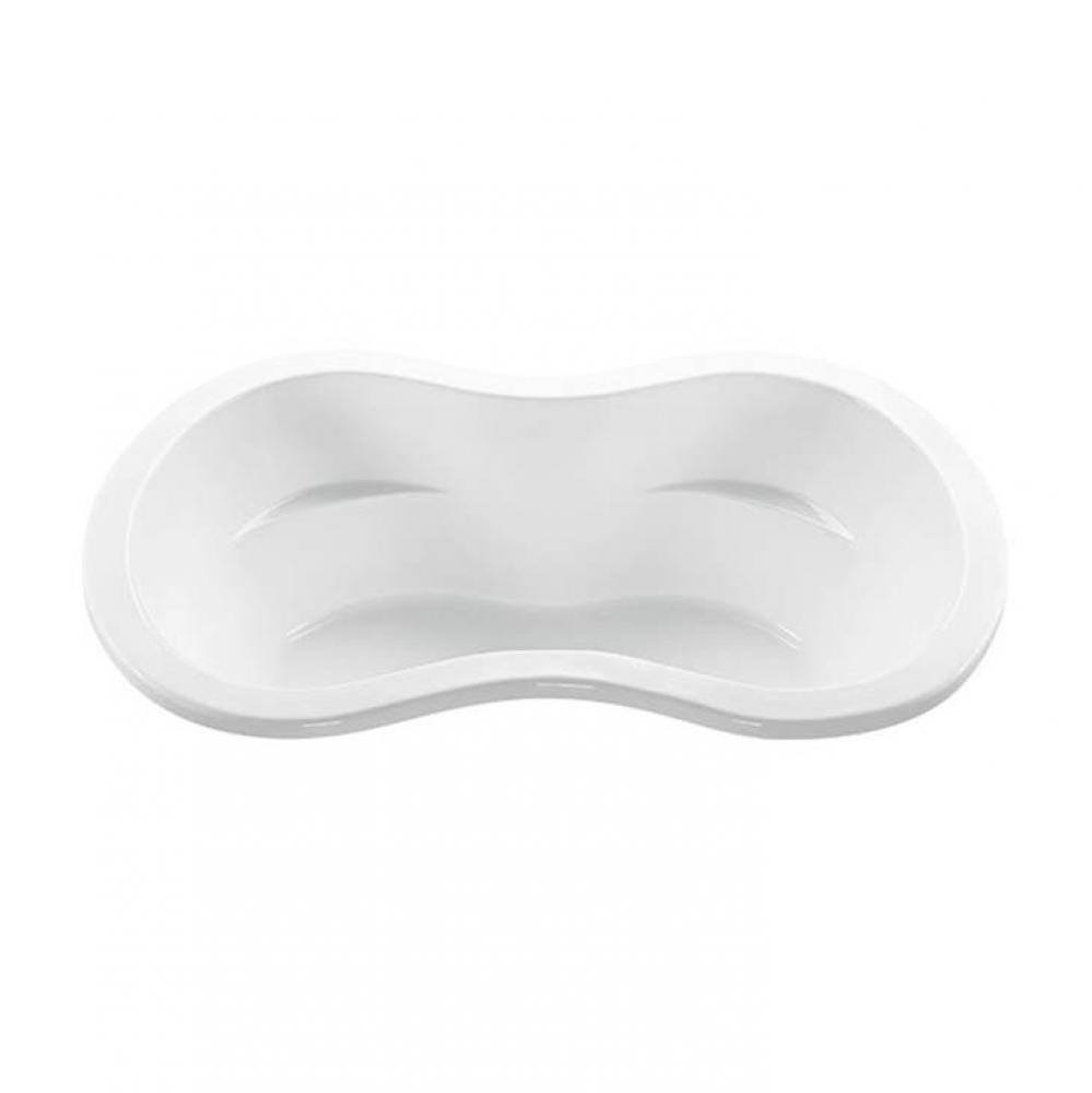Eternity Dolomatte Undermount Air Bath Elite/Microbubbles - White (72X47.75)