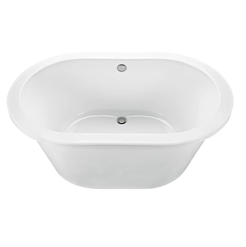 New Yorker 4 Acrylic Cxl Freestanding Air Bath - Biscuit (65.5X41.5)