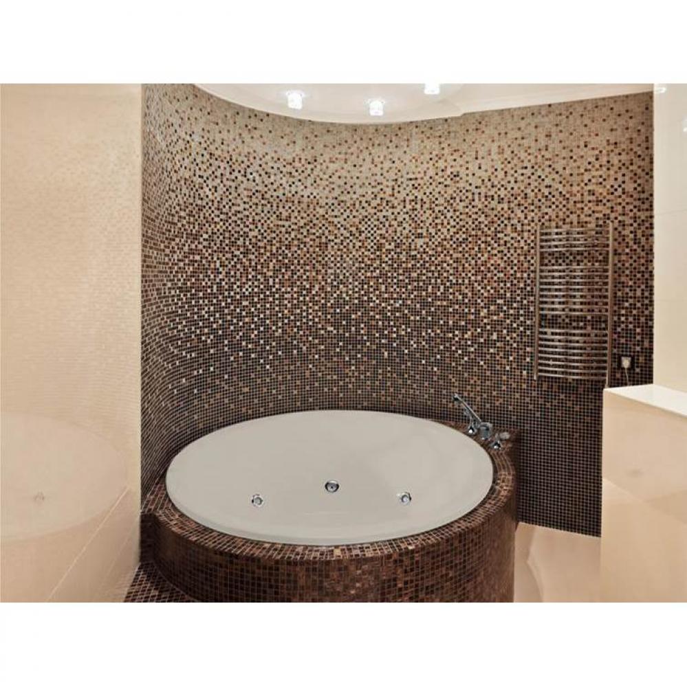 66X66 Bone Drop In Round Air Bath Jasmine 1