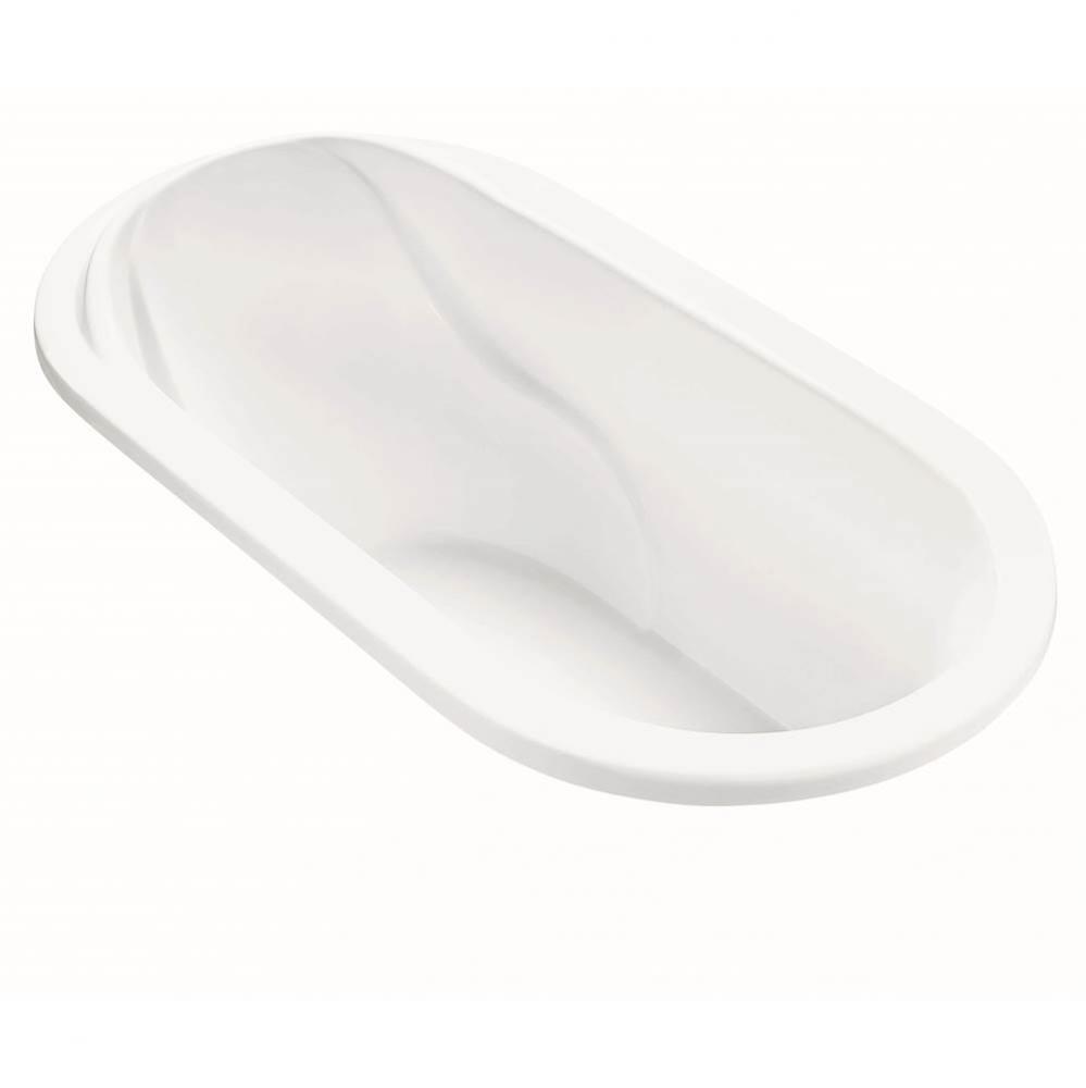 Solitude Dolomatte Drop In Air Bath/Stream - White (72X37)