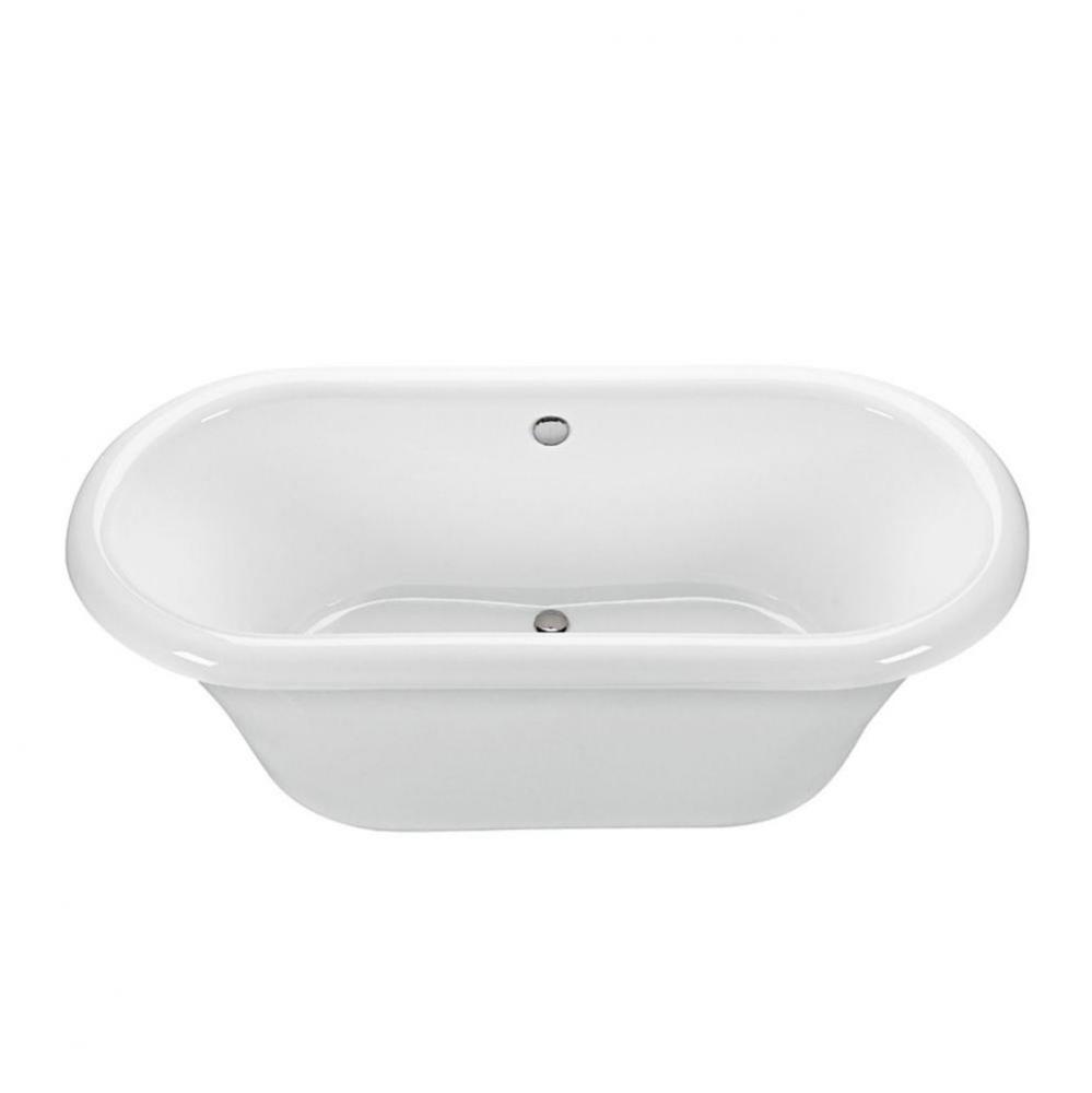 71X35 Biscuit Freestanding Air Bath With Pedestal Melinda 1