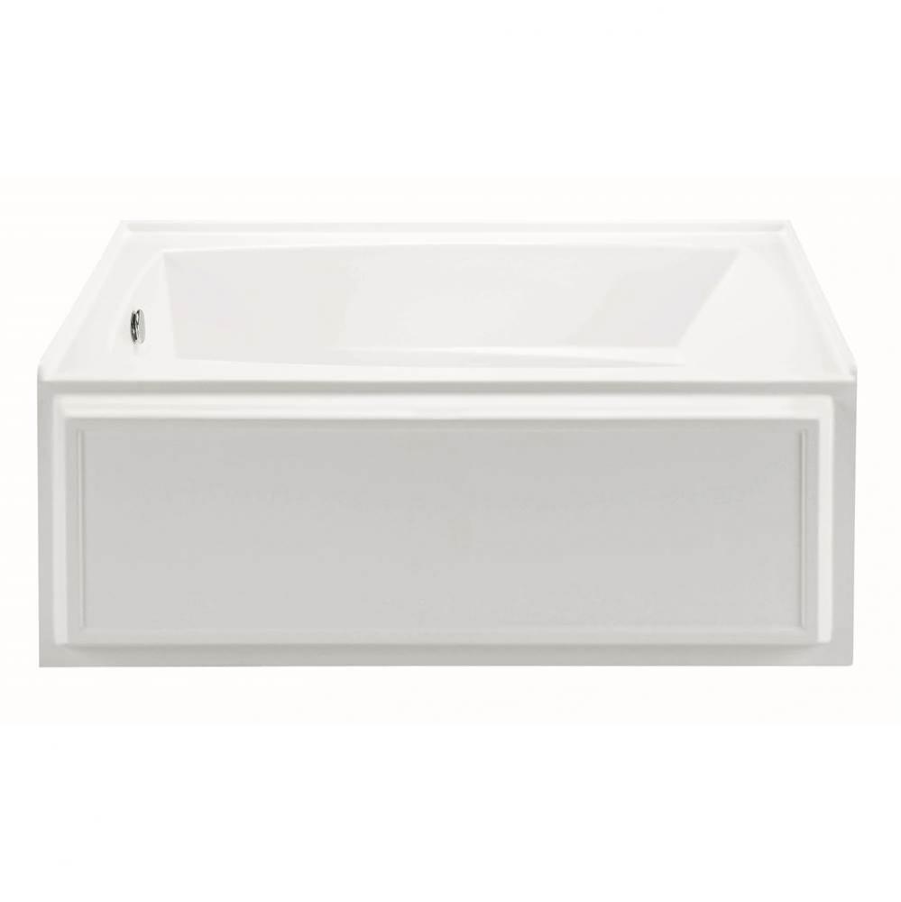 Wyndham 5 Dolomatte Alcove Integral Skirted Rh Microbubbles - White (59.75X32)