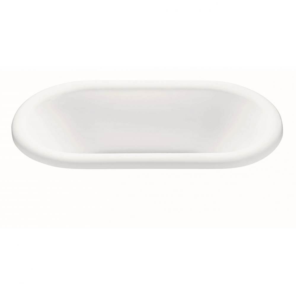 Melinda 3 Dolomatte Drop In Air Bath/Stream - White (65.5X35)