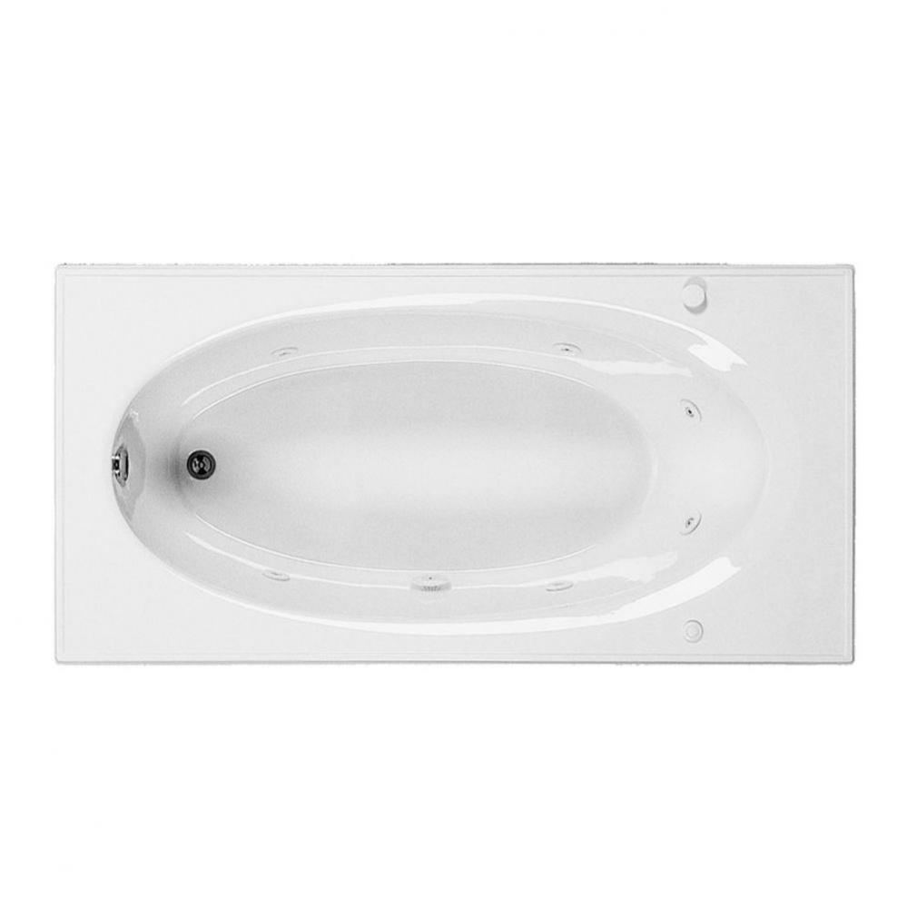 72X36 White Soaking Bath-Basics