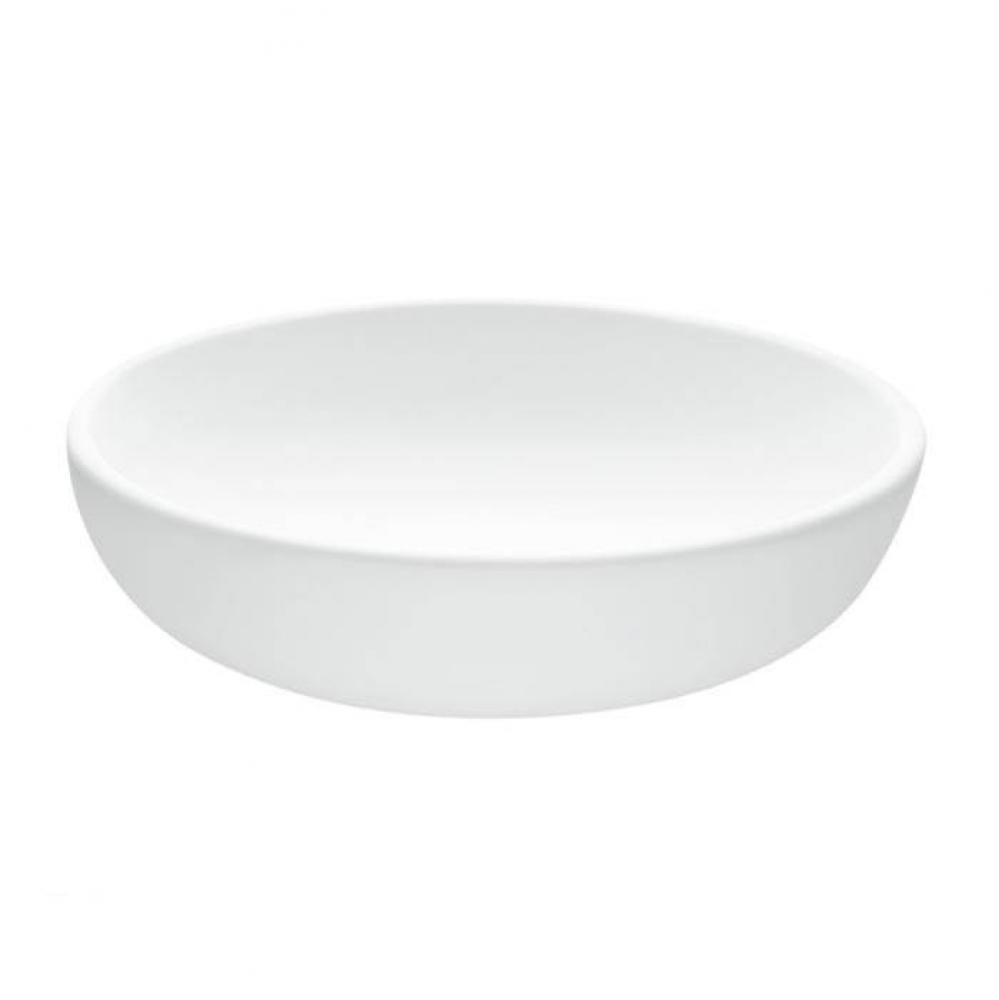 16&apos;&apos; ROUND GLOSS BISCUIT ESS SINK-LUNA 2 ROLLED RIM