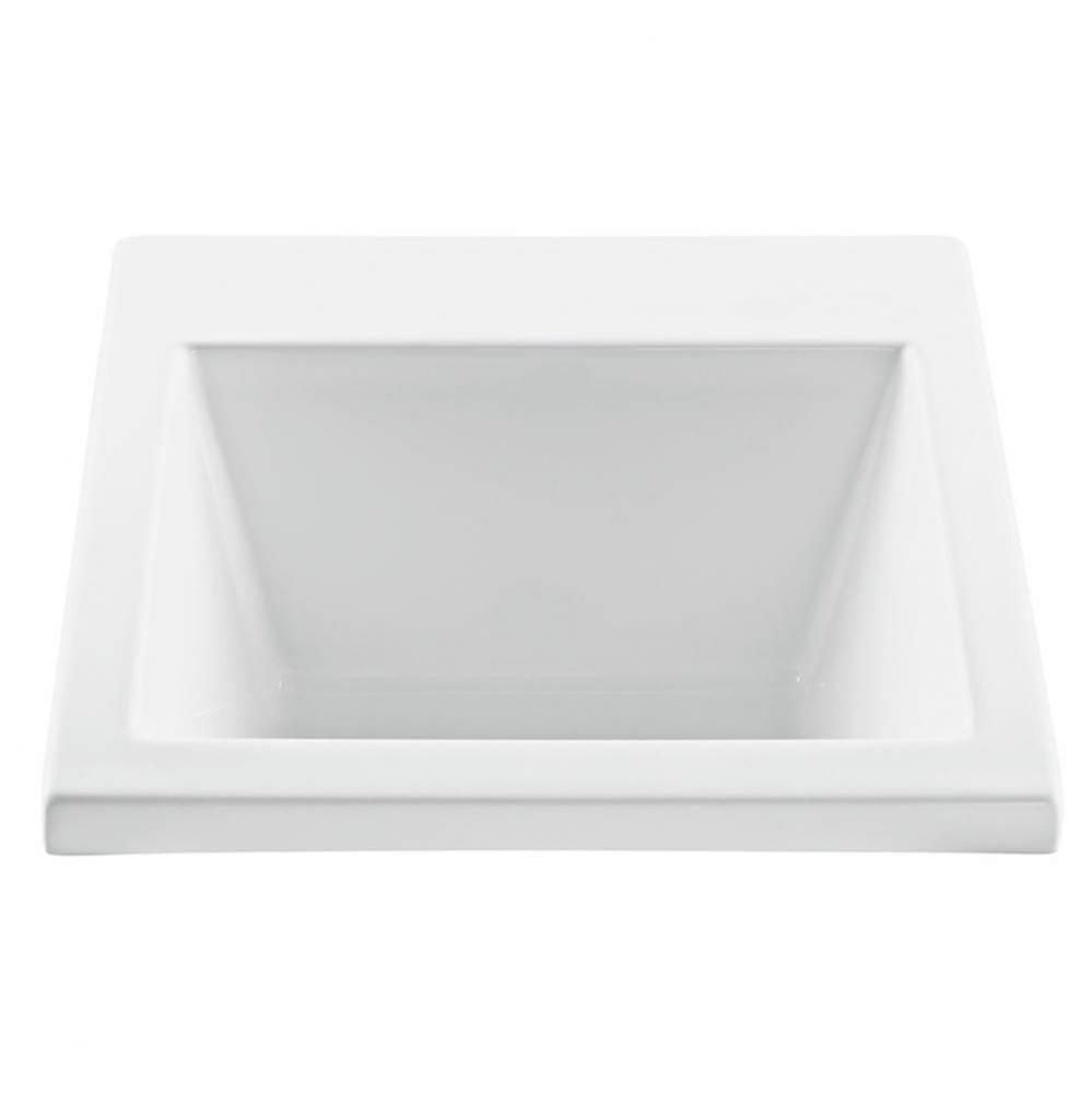 Basics Acrylic Cxl Laundry Single Bowl Undermount - Biscuit (25X22)