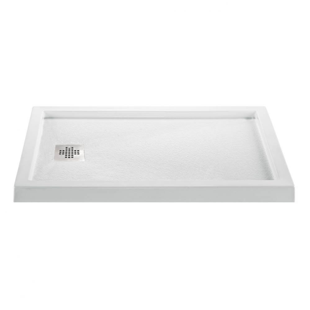 4836 Acrylic Cxl Lh Drain Multi Threshold - Biscuit