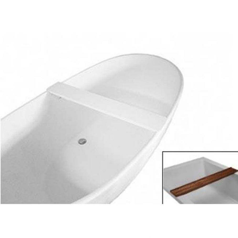 Sculpturestone Tub Tray - Gloss Biscuit