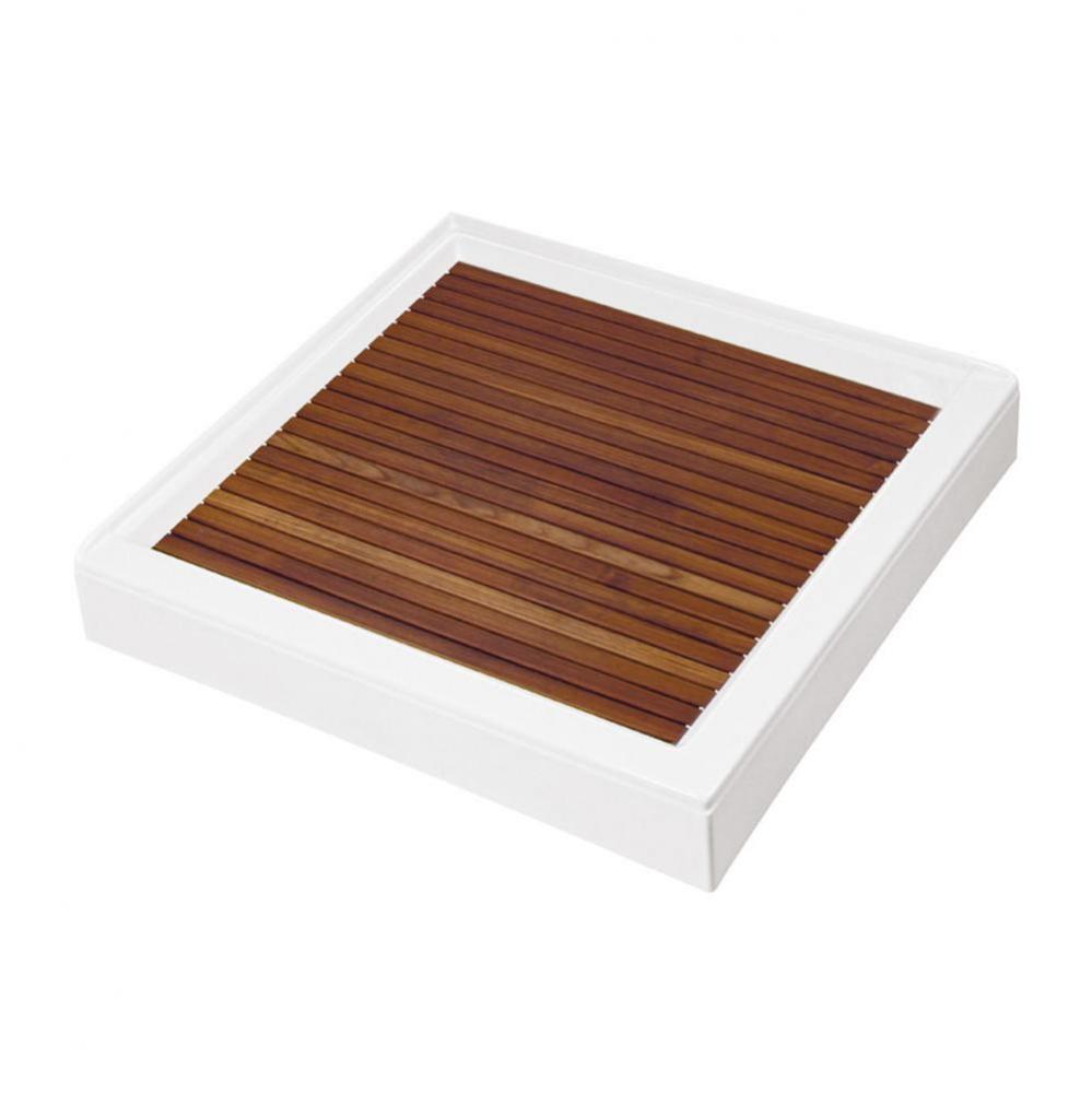 TEAK SHOWER TRAY FOR MTSB-4242 DUAL THRESHOLD