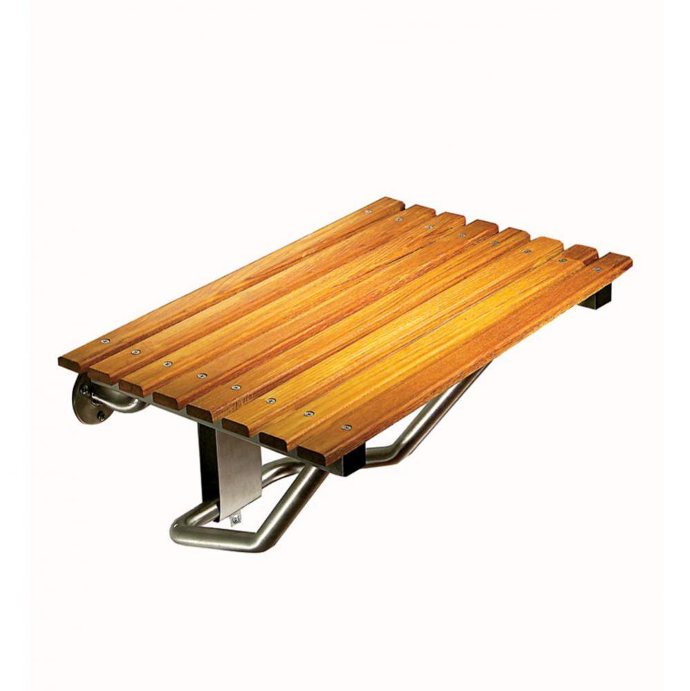 Teak Shower Seat - High Polished (22X15)