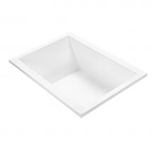 MTI Baths M102-WH-UM - Andrea 12 Acrylic Cxl Undermount Microbubbles - White (59.75X42)