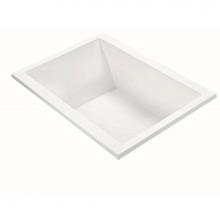 MTI Baths AW102DM-WH-UM - Andrea 12 Dolomatte Undermount Air Bath/ Whirlpool - White (59.75X42)