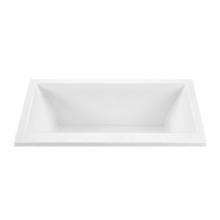 MTI Baths M119-WH-UM - Kahlo 1 Acrylic Cxl Undermount Microbubbles - White (60X36.25)