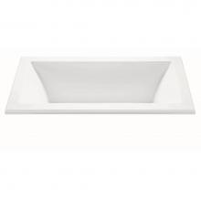 MTI Baths SM135DM-WH-DI - Madelyn 2 Dolomatte Drop In Stream - White (65.625X36)