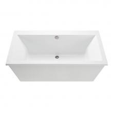 MTI Baths AE143-BI - Kahlo 4 Acrylic Cxl Freestanding Faucet Deck Air Bath Elite - Biscuit (66X36)