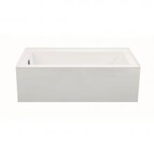 MTI Baths SM151DM-WH-RH - Cameron 1 Dolomatte Integral Skirted Rh Drain Stream - White (60X32)