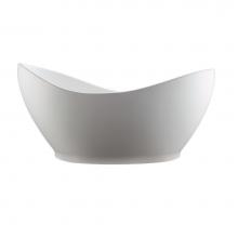 MTI Baths S185-BI-GL - Juliet Sculpturestone Freestanding Soaker - Gloss Biscuit (72X36)