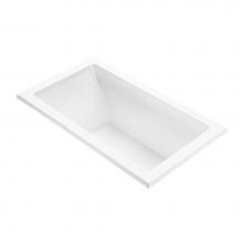 MTI Baths S187-WH-DI - Andrea 20 Acrylic Cxl Drop In Soaker - White (54X36)