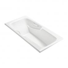 MTI Baths AW19-BI - Wyndham 4 Acrylic Cxl Drop In Air Bath/Whirlpool - Biscuit (70.75X35.75)