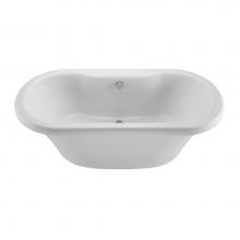 MTI Baths AST191A-BI - Melinda 8 Acrylic Cxl Freestanding Faucet Deck Air Bath  - Biscuit (66.5X35.5)