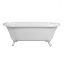 MTI Baths S204BI - 66X34 Biscuit Clawfoot Soaker Melinda 10