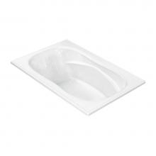 MTI Baths S21S-AL - 72X48 ALMOND SOAKER HARTWELL