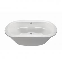 MTI Baths S214DM-WH - New Yorker 8 Dolomatte Freestanding Soaker - White (71.75X36)