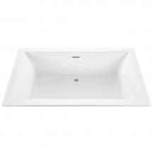 MTI Baths AU239-BI-UM - Andrea 28 Acrylic Cxl Undermount Air Bath/Ultra Whirlpool - Biscuit (66X30)