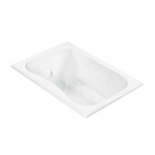 MTI Baths AW24-BI - Georgian 2 Acrylic Cxl Drop In Air Bath/Whirlpool - Biscuit (59.5X41.5)