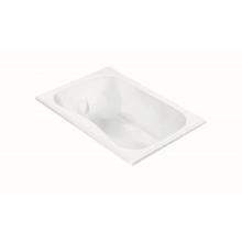 MTI Baths M24DM-WH - Georgian 2 Dolomatte Drop In Microbubbles - White (59.5X41.5)