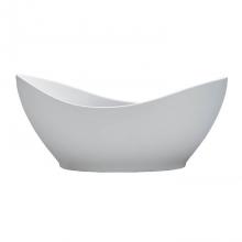 MTI Baths S273-BI-GL - Juliet Sculpturestone Freestanding Soaker - Gloss Biscuit (66X32.5)