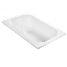 MTI Baths ASTSM29-BI - Georgian 4 Acrylic Cxl Drop In Air Bath/Stream - Biscuit (59.5X35.5)