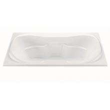 MTI Baths P32UDM-WH - Tranquility 1 Dolomatte Drop In Ultra Whirlpool - White (72X42)