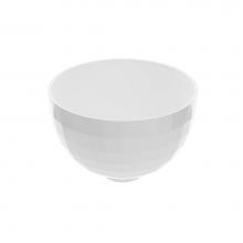 MTI Baths 602-WH-GL - Tayla Mineral Composite Vessel Sink - Gloss White (16.5X16.5)