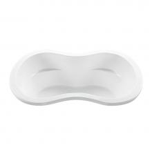 MTI Baths M63-WH-DI - Eternity Acrylic Cxl Drop In Microbubbles - White (72X47.75)