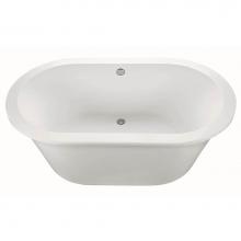 MTI Baths S67DM-WH - New Yorker 3 Dolomatte Freestanding Soaker - White (71.75X41.75)