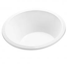 MTI Baths AU69-BI-UM - Jasmine 1 Acrylic Cxl Undermount Round Air Bath/Ultra Whirlpool - Biscuit (65.5X65.5)