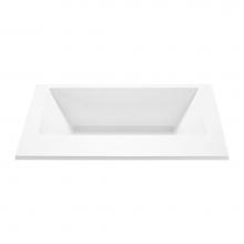 MTI Baths AE83-AL-UM - 72x42 ALMOND UNDERMOUNT ARIA ELITE BATH METRO 1